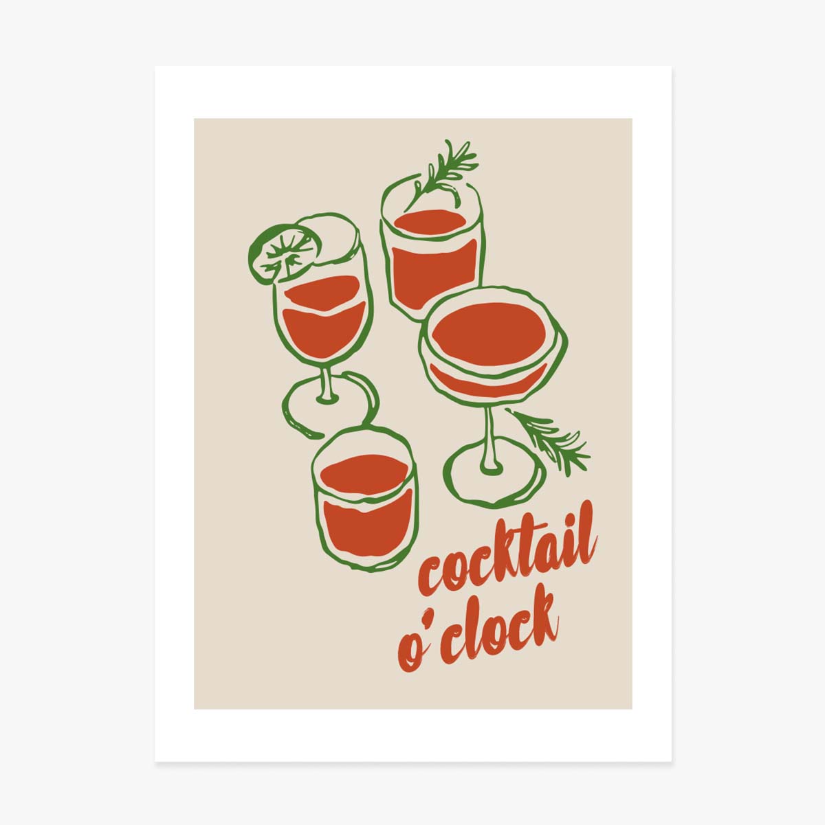 Plakát „Cocktail o