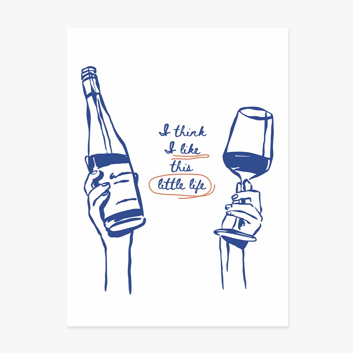 Plakát „I like this little life“