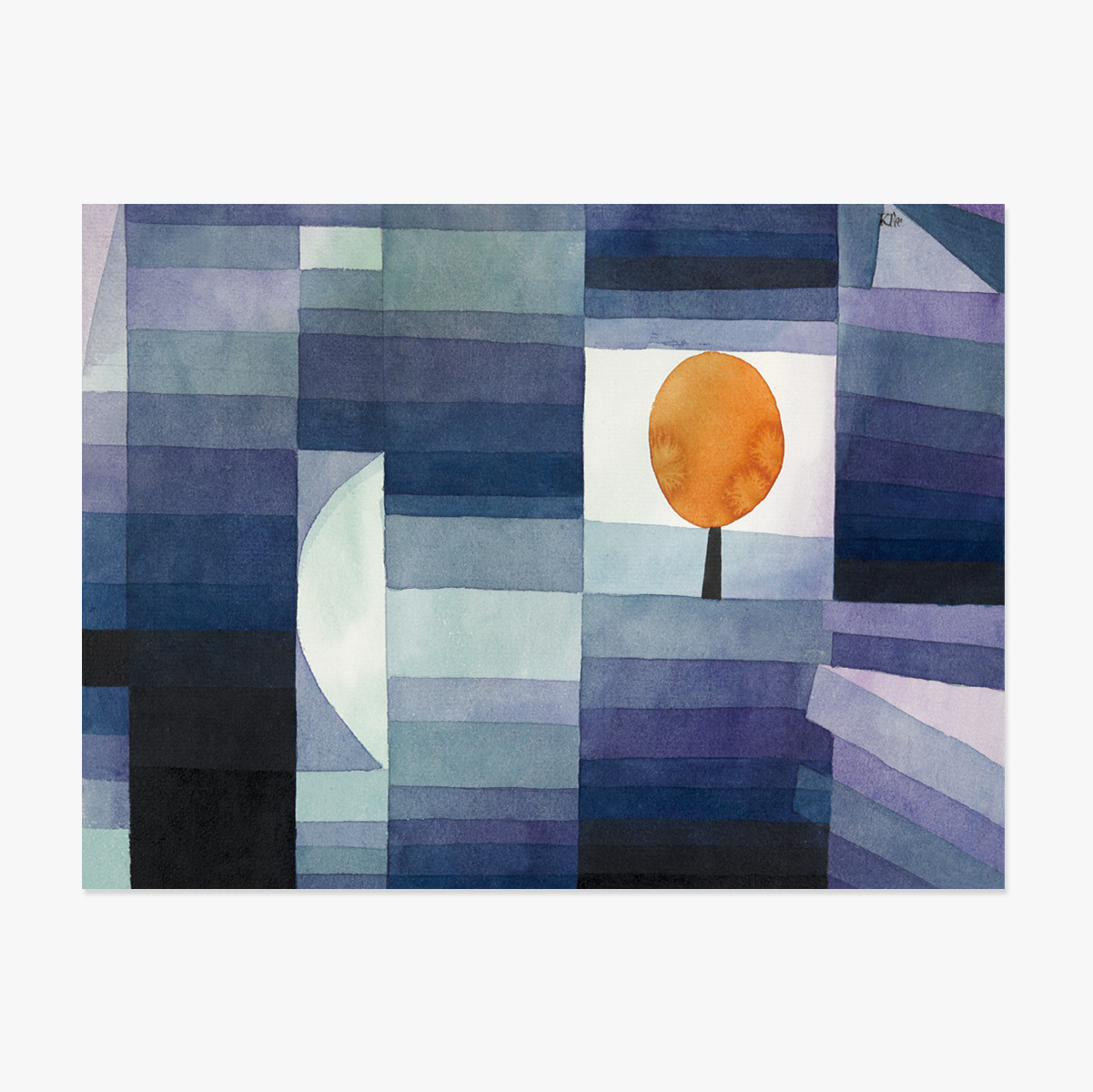Plakát na šířku – Paul Klee – Posel jara 1922