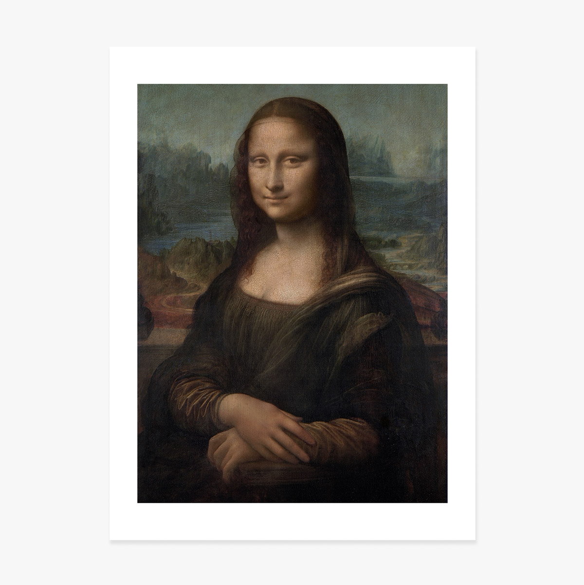 Plakát Leonardo da Vinci, Mona Lisa del Giocondo, 1506
