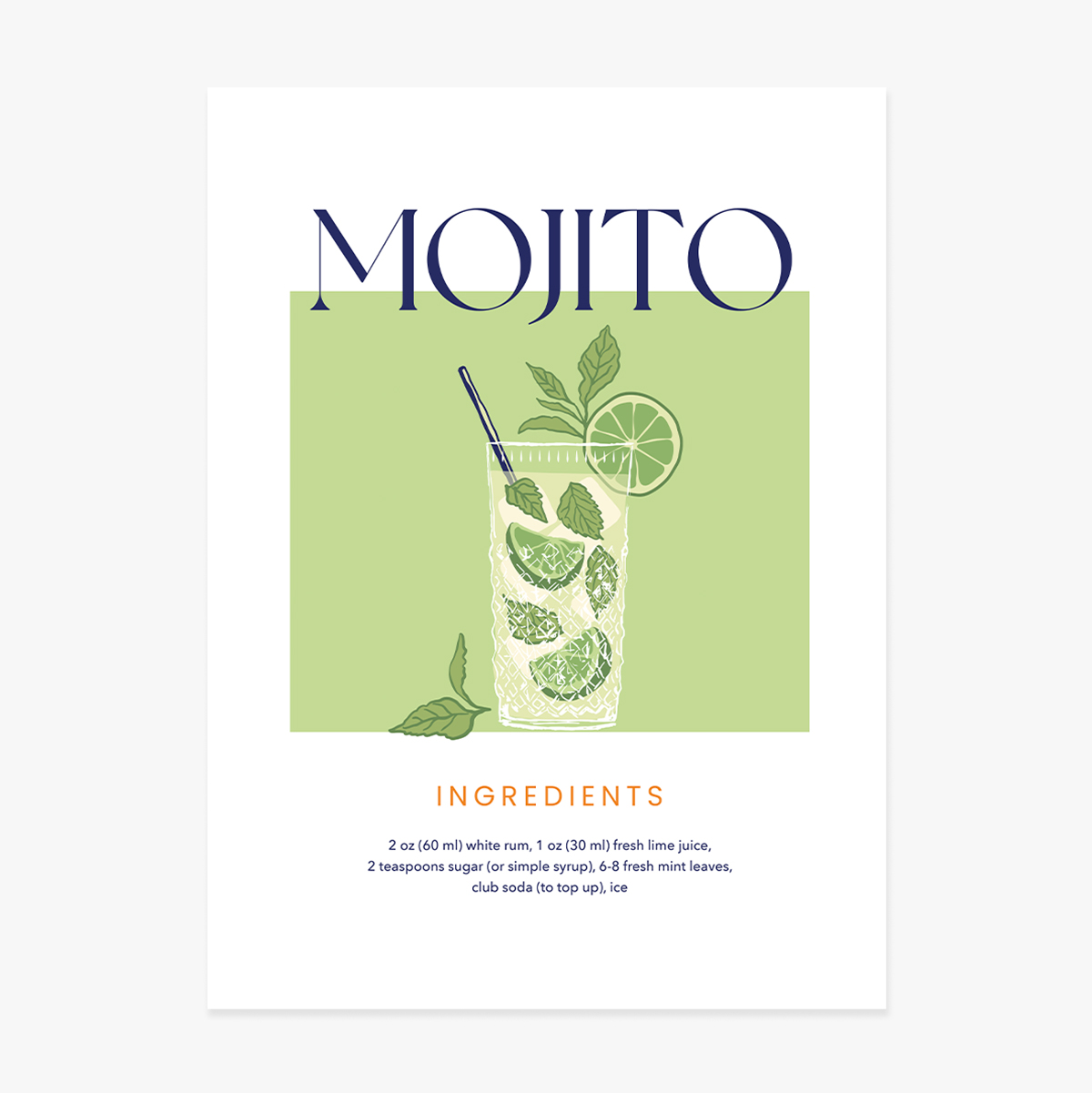 Plakát Mojito