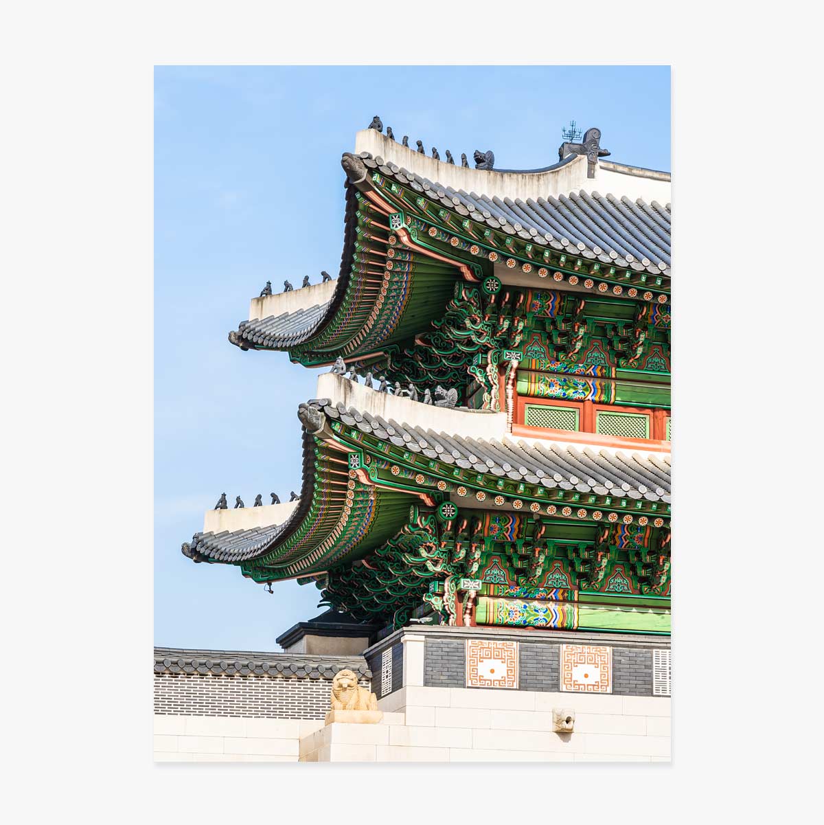 Plakát Paláce v Soulu, Jižní Korea