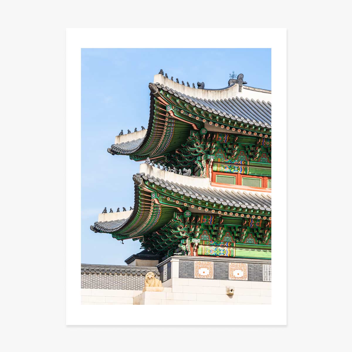 Plakát Paláce v Soulu, Jižní Korea