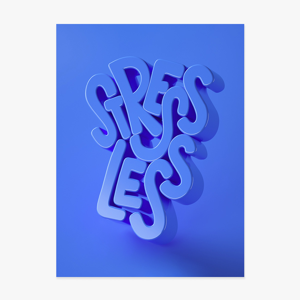 Plakát „Stress Less“