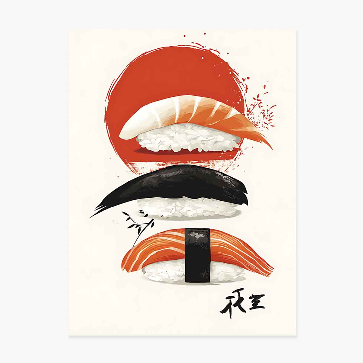 Plakát „Sushi art“