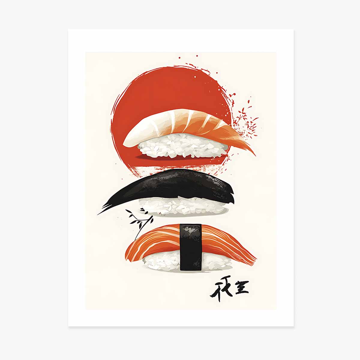 Plakát „Sushi art“