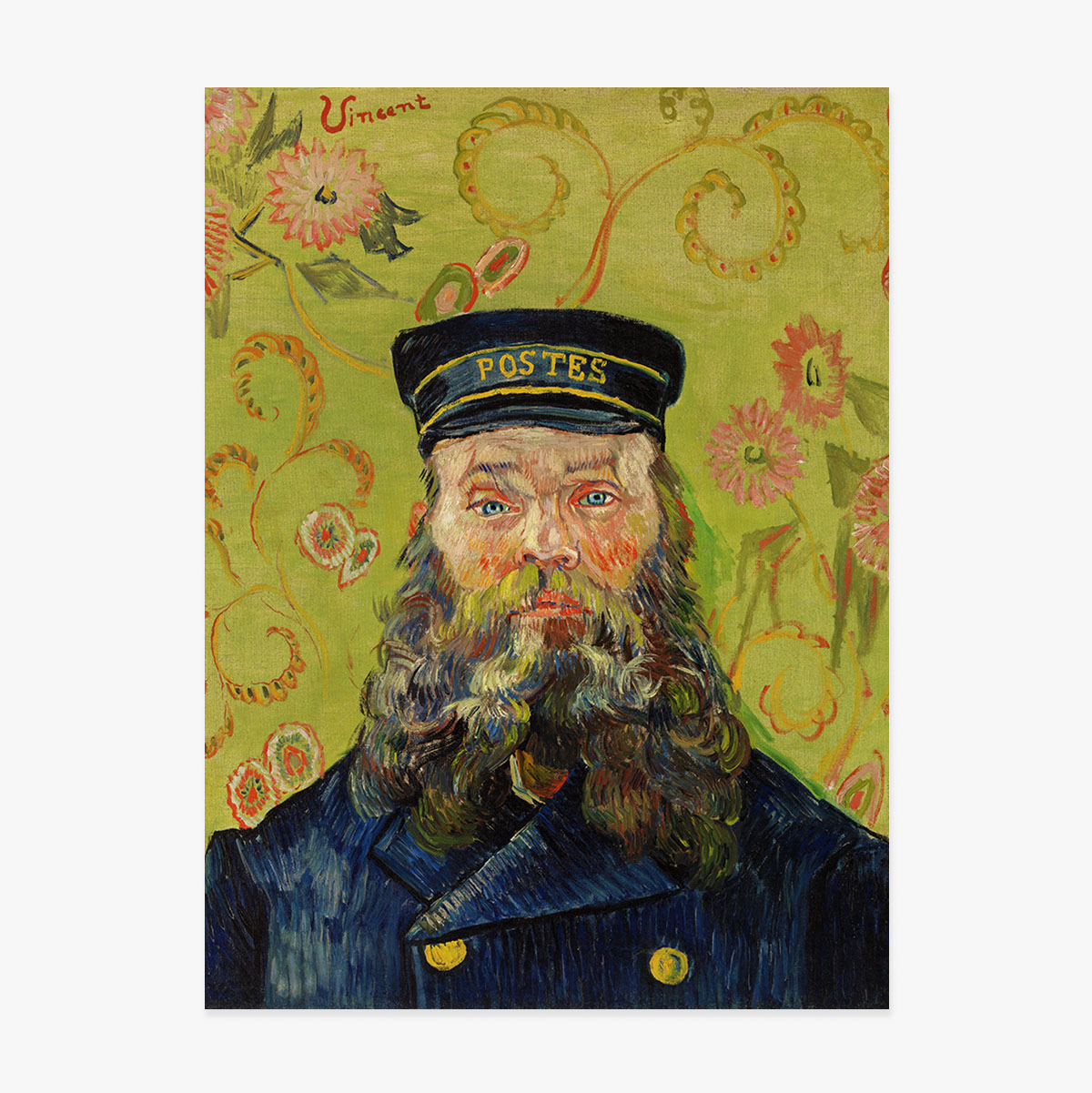 Plakát Vincenta van Gogha, Pošťák Joseph Roulin, 1889