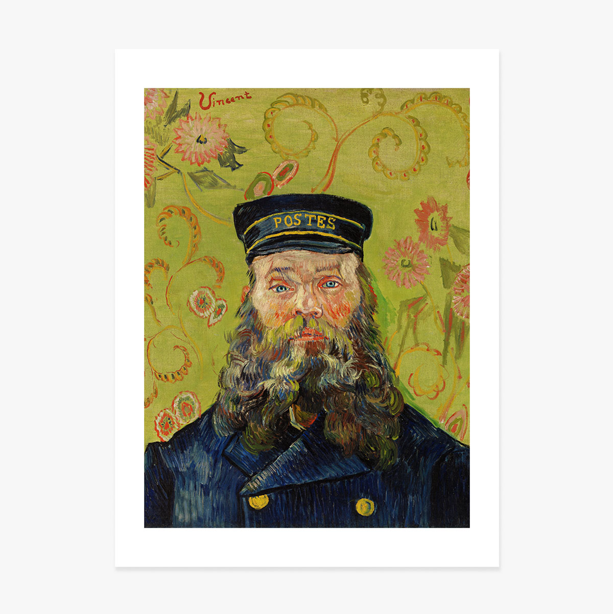 Plakát Vincenta van Gogha, Pošťák Joseph Roulin, 1889